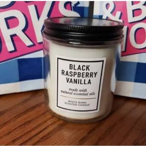 🍇 BBW Black Raspberry Vanilla Single Wick Candle NEW